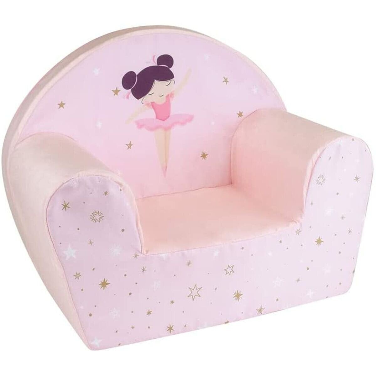 Child's Armchair Fun House Dancer Ballerina Club Pink 52 x 33 x 42 cm