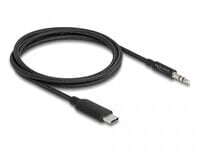 85208 - 3.5mm - Male - USB Type-C - Male - 1 m - Black