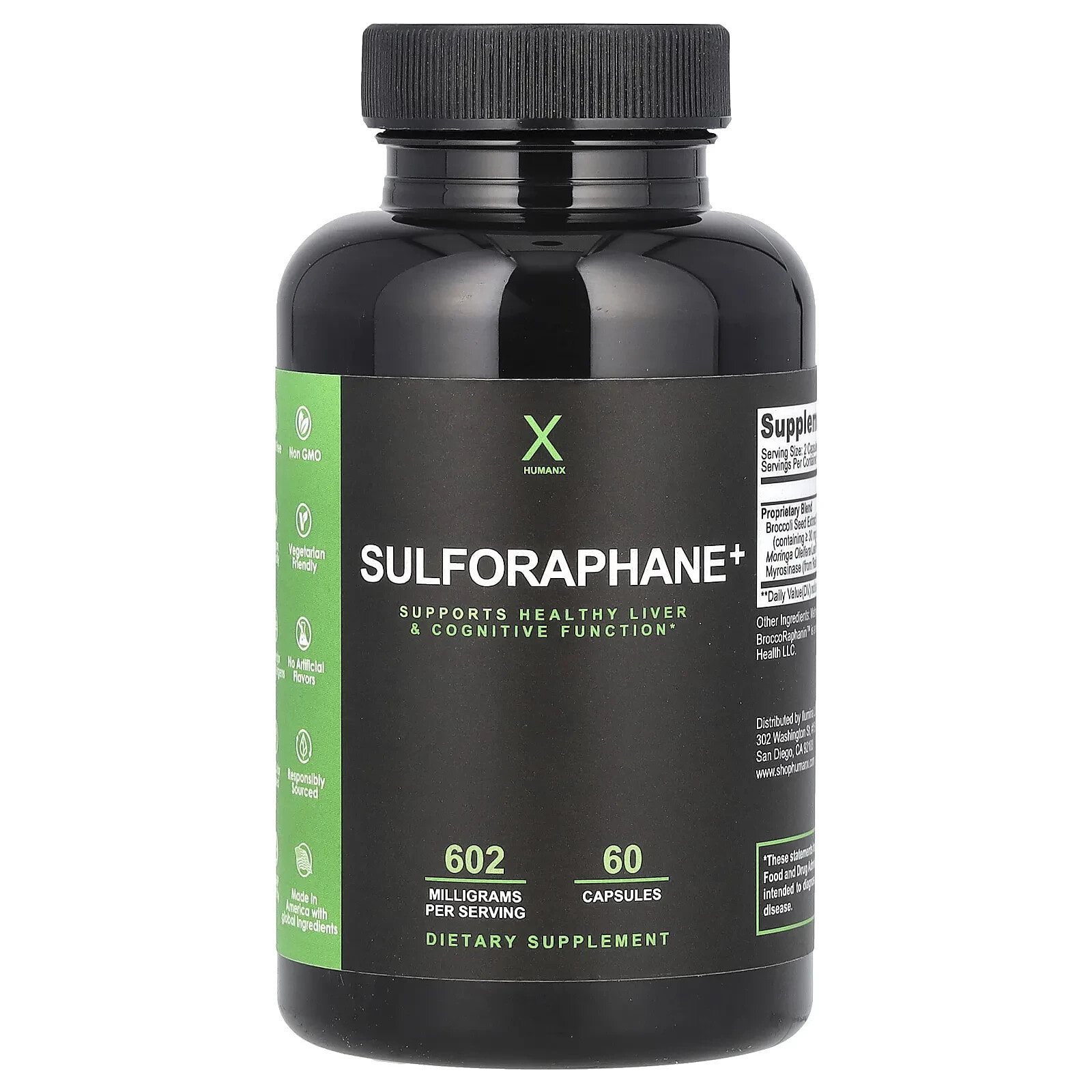 Sulforaphane+, 602 mg, 60 Capsules (301 mg per Capsule)