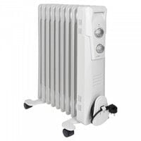 Clatronic RA 3736 - Oil electric space heater - Oil - Indoor - Floor - White - Operation