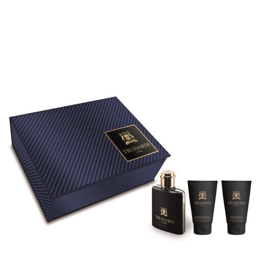 Trussardi Uomo 2011 Set Набор: Туалетная вода 50 мл + Парфюмированный бальзам после бритья 30 мл + Парфюмированный гель для душа 30 мл