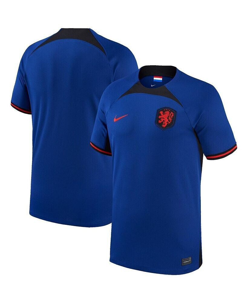 Nike big Boys Royal Netherlands National Team 2022/23 Away Breathe Stadium Replica Blank Jersey
