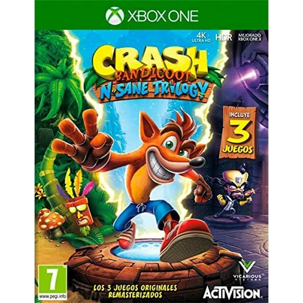 Видеоигры Xbox One Activision Crash Bandicoot N. Sane Trilogy