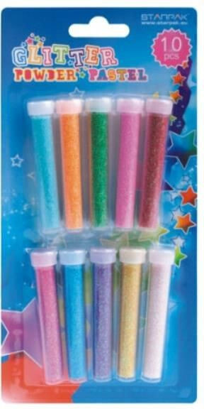 Starpak loose glitter 10 colors 4g (266323)