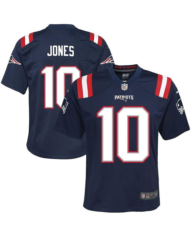 Nike big Boys Mac Jones Navy New England Patriots 2021 NFL Draft First Round Pick Game Jersey