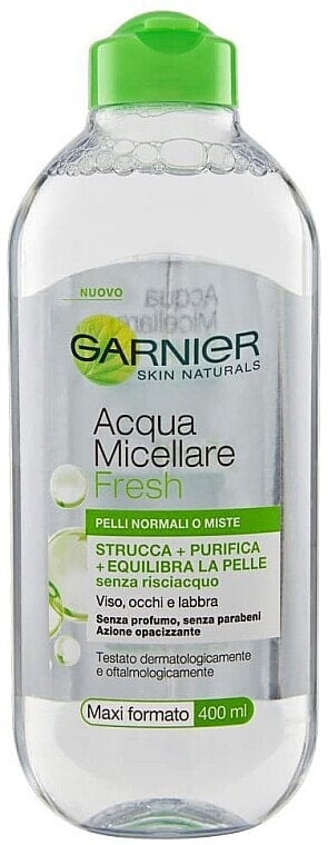 Mattierendes Mizellenwasser für normale- und Mischhaut - Garnier Skin Active Fresh Mixellar Water