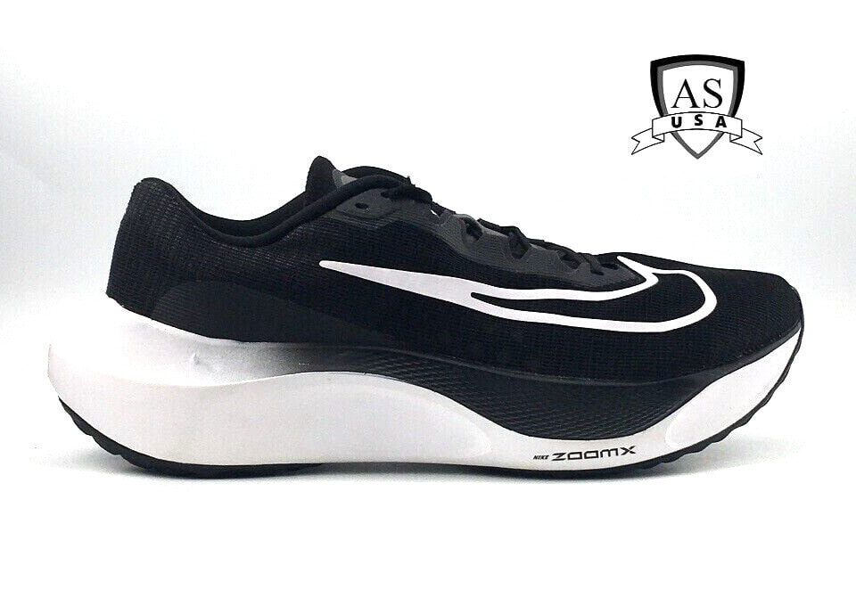 Nike Zoom Fly 5 Men's Size 15 Road Running Shoes Black White DM8968-001 New