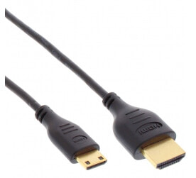 InLine 17555C HDMI кабель 0,5 m HDMI Тип A (Стандарт) HDMI Type C (Mini) Черный
