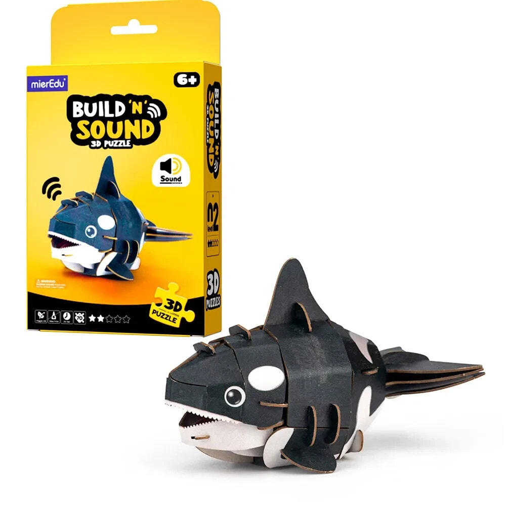 MIEREDU 3D mini puzzle with sound orca