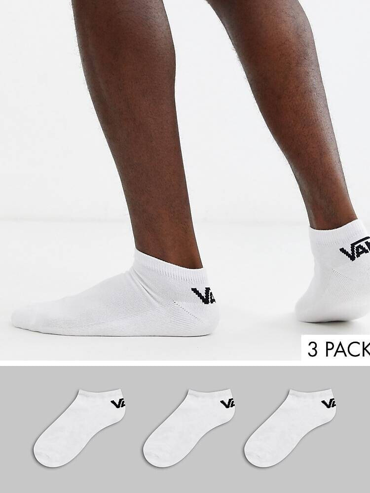 Vans – Classic Low – Weiße Socken, 3er-Pack