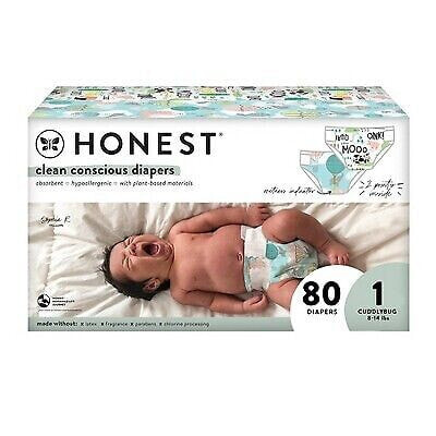 The Honest Company Clean Conscious Disposable Diapers Above It All & Barnyard