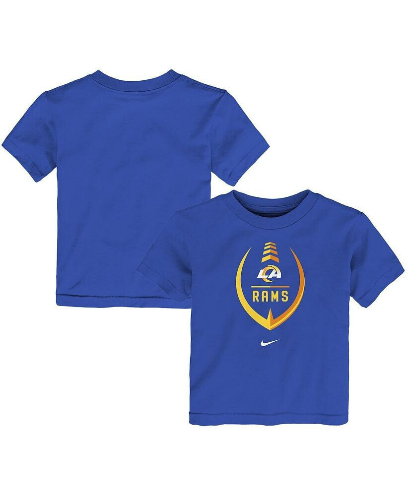 Nike toddler Boys and Girls Royal Los Angeles Rams Football Wordmark T-shirt