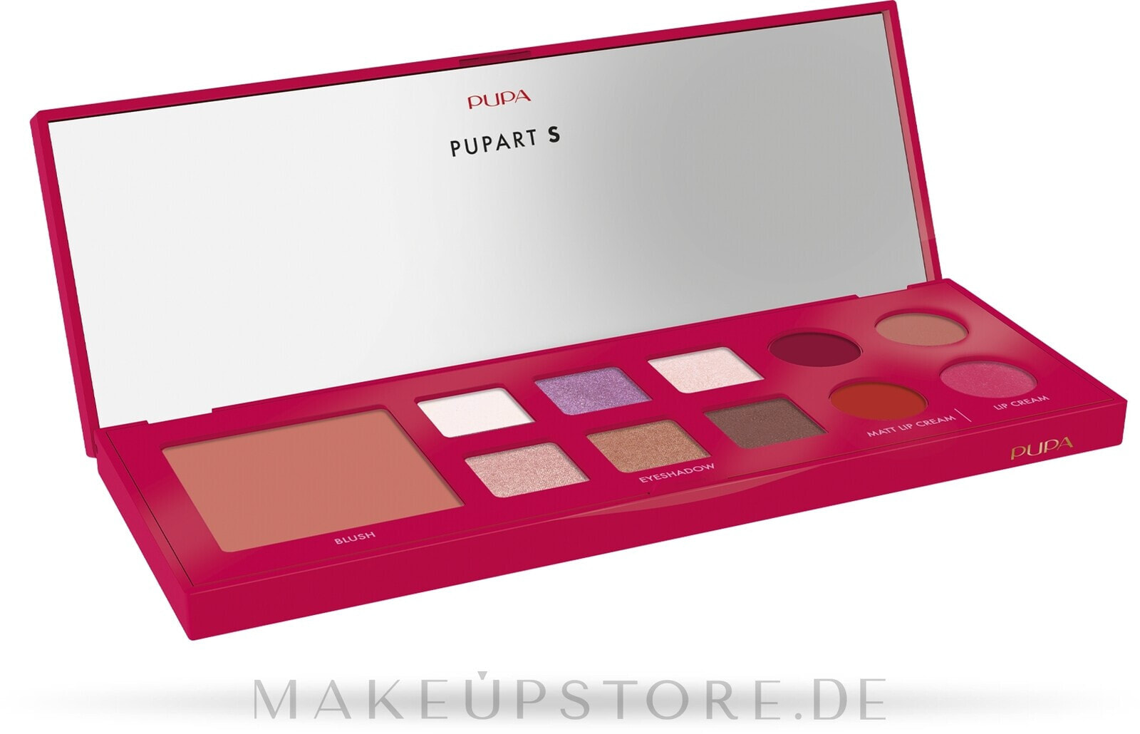 Palette für Gesicht, Augen und Lippen - Pupa Pupart S Palette 2023