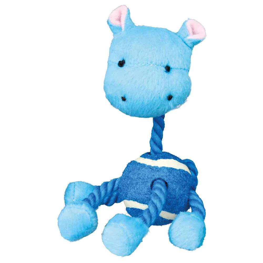 TRIXIE Rope Ball Animal Set 16 cm