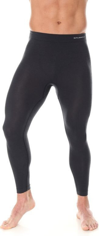 Мужское термобелье Brubeck Legginsy męskie Comfort Wool grafitowe r. XXL (LE10930)