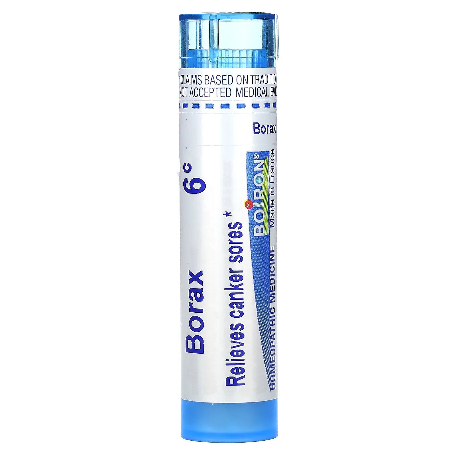 Borax 6C, Canker Sore Relief, 80 Pellets