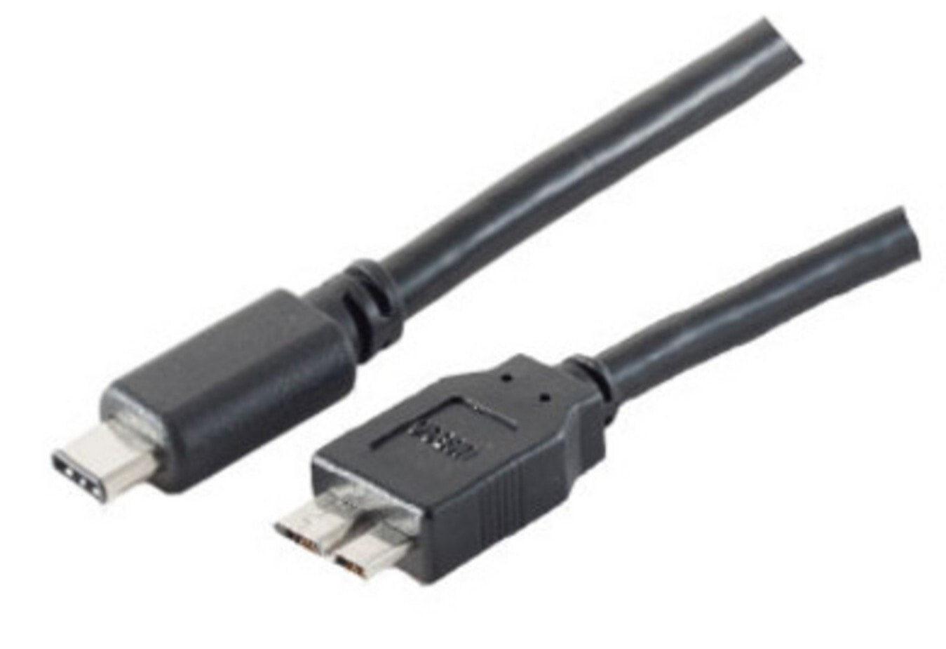 shiverpeaks BS77142-1.0 USB кабель 1 m 3.2 Gen 1 (3.1 Gen 1) USB C Micro-USB B Черный