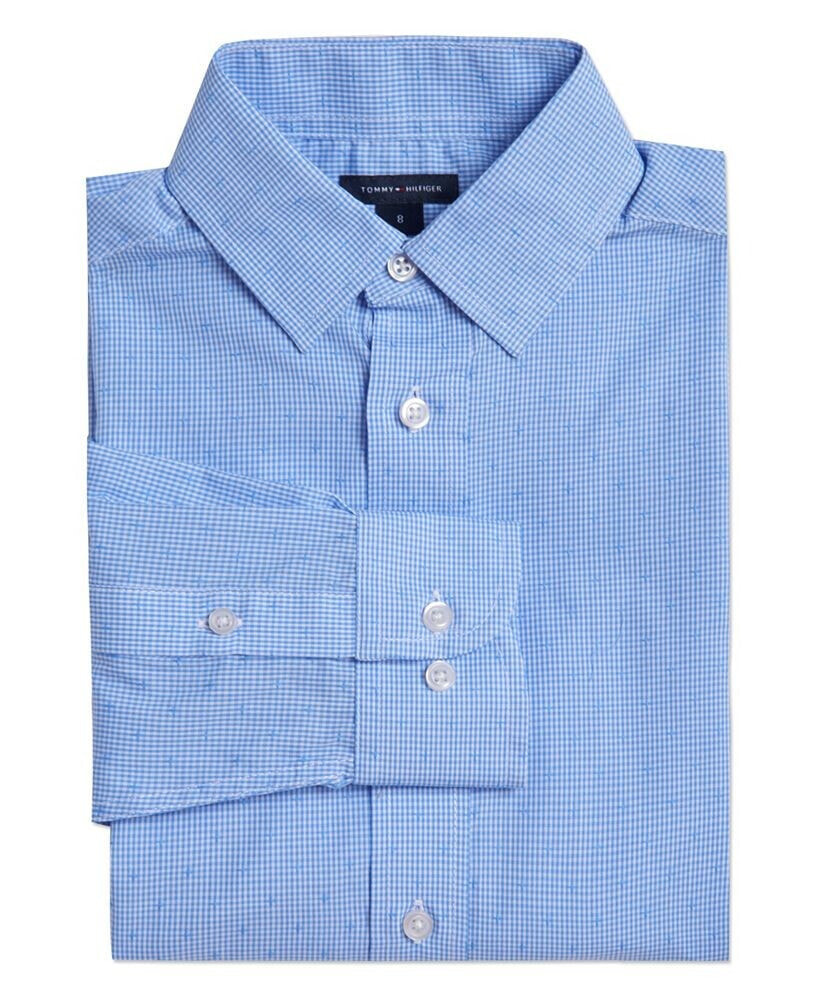 Tommy Hilfiger long-Sleeve Button-Up Shirt, Big Boys