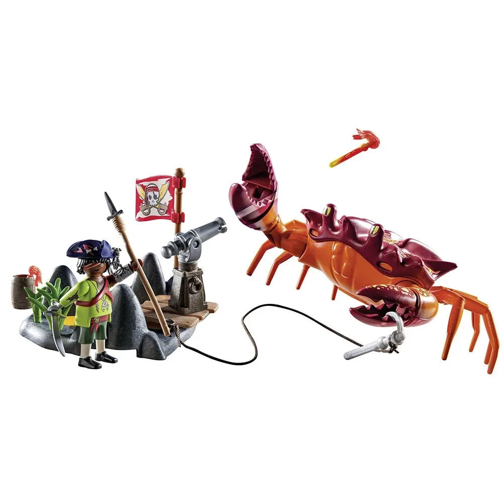 PLAYMOBIL Battle With The Giant Crab Construction Game