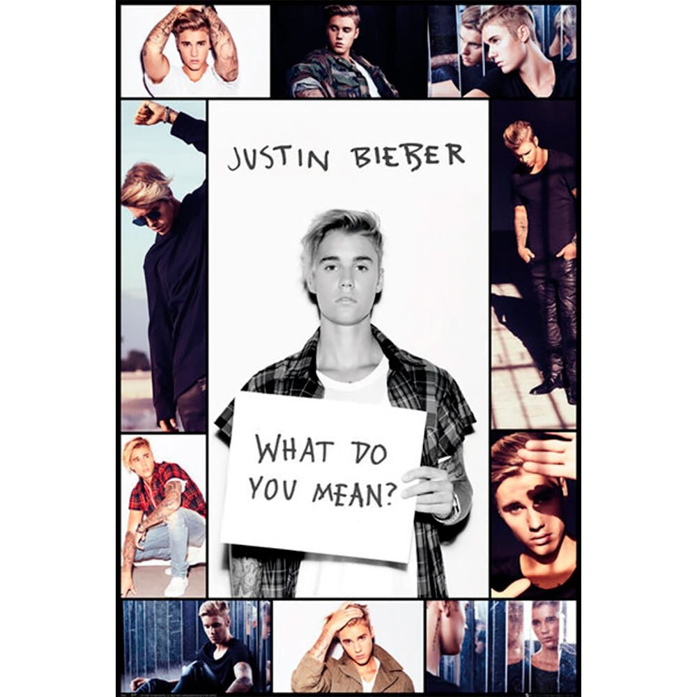 GB EYE Justin Bieber Grid Bravado Poster