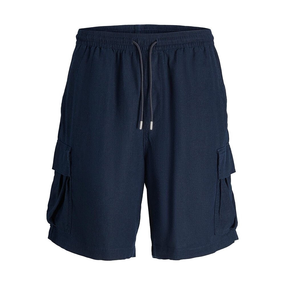 JACK & JONES Karl Nate Linen Ble Shor Cargo Shorts