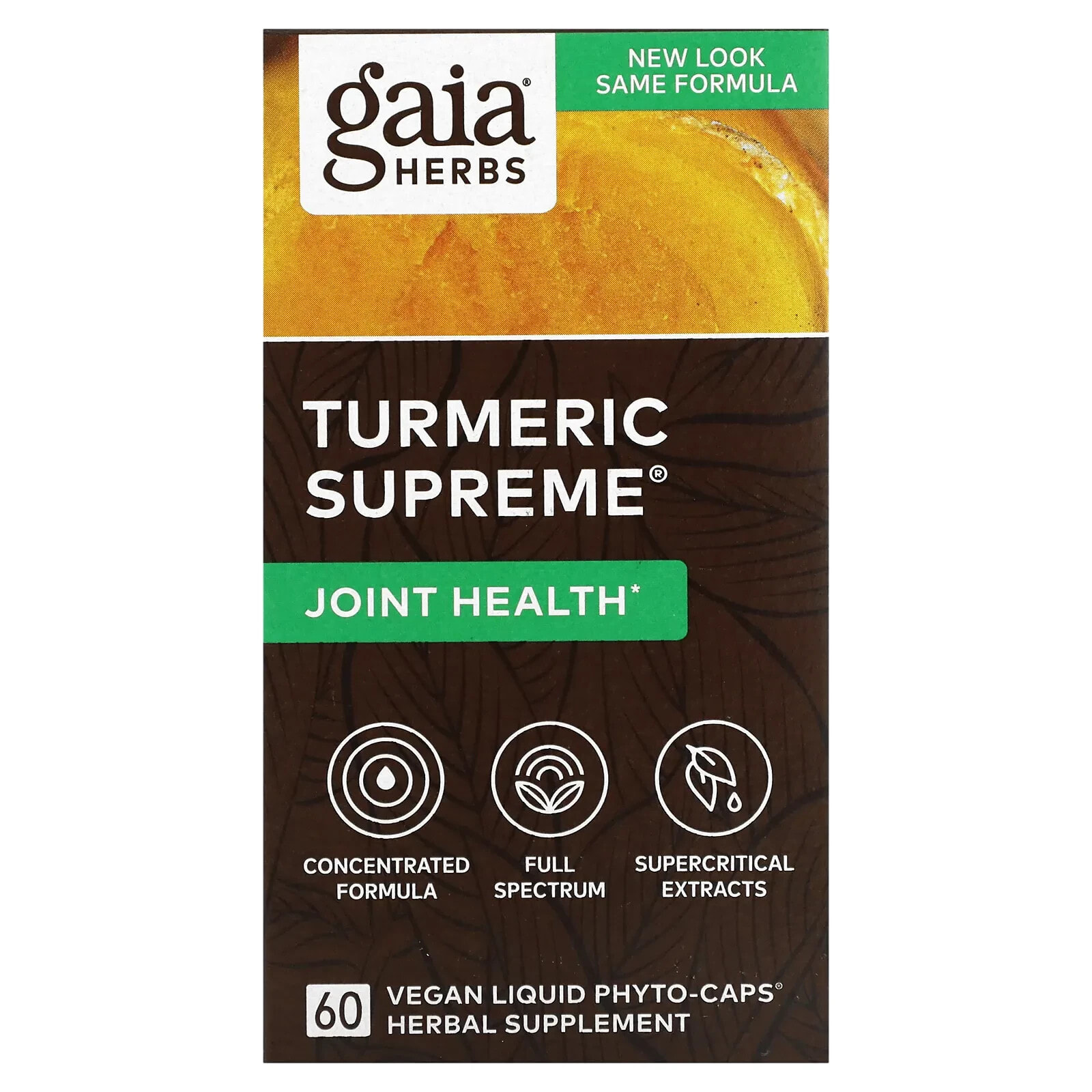 Gaia Herbs, Turmeric Supreme, 120 Vegan Liquid Phyto-Caps