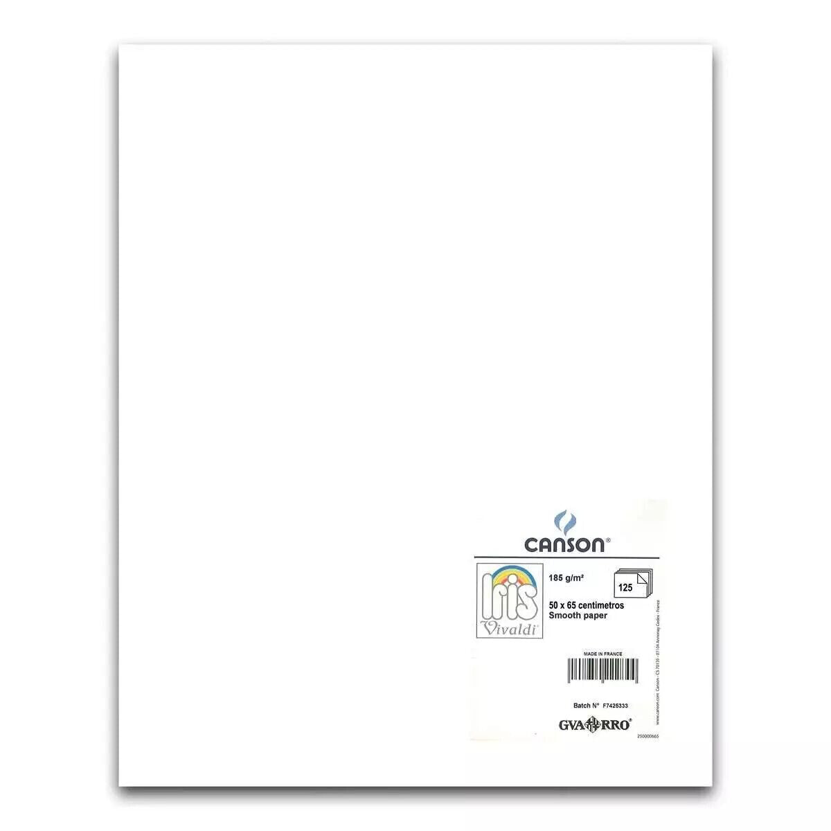 Картонная бумага Iris Белый 50 x 65 cm