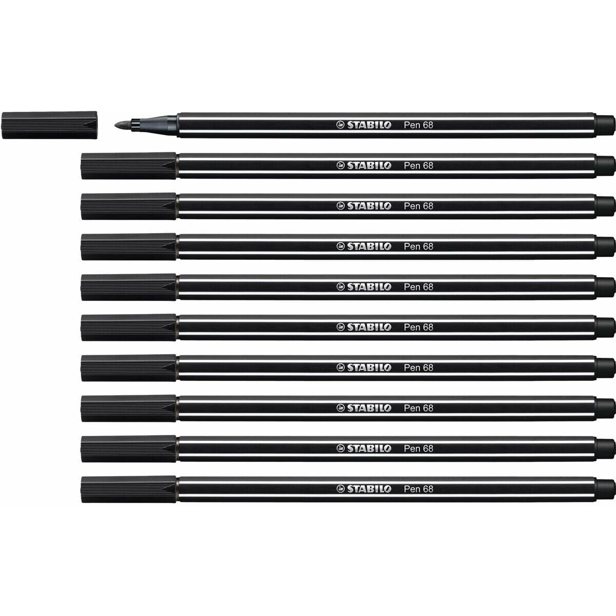 STABILO Pen 68 фломастер Черный 1 шт 68/46
