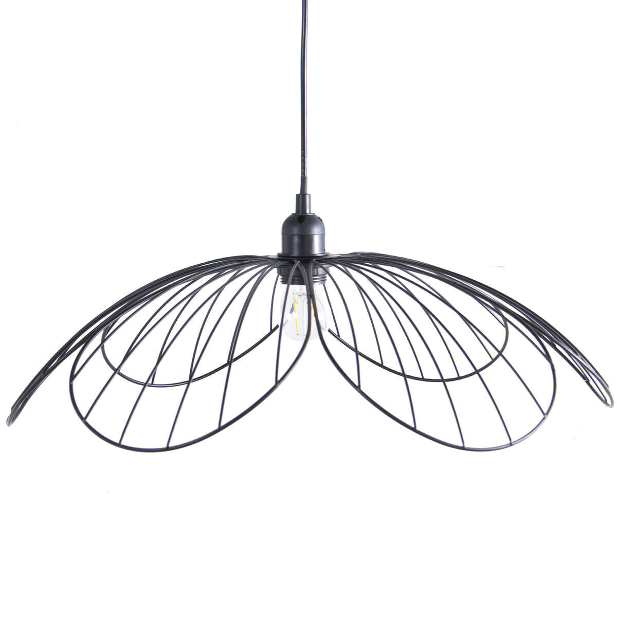 Ceiling Light Alexandra House Living Black Metal 40 W 50 x 16 x 50 cm