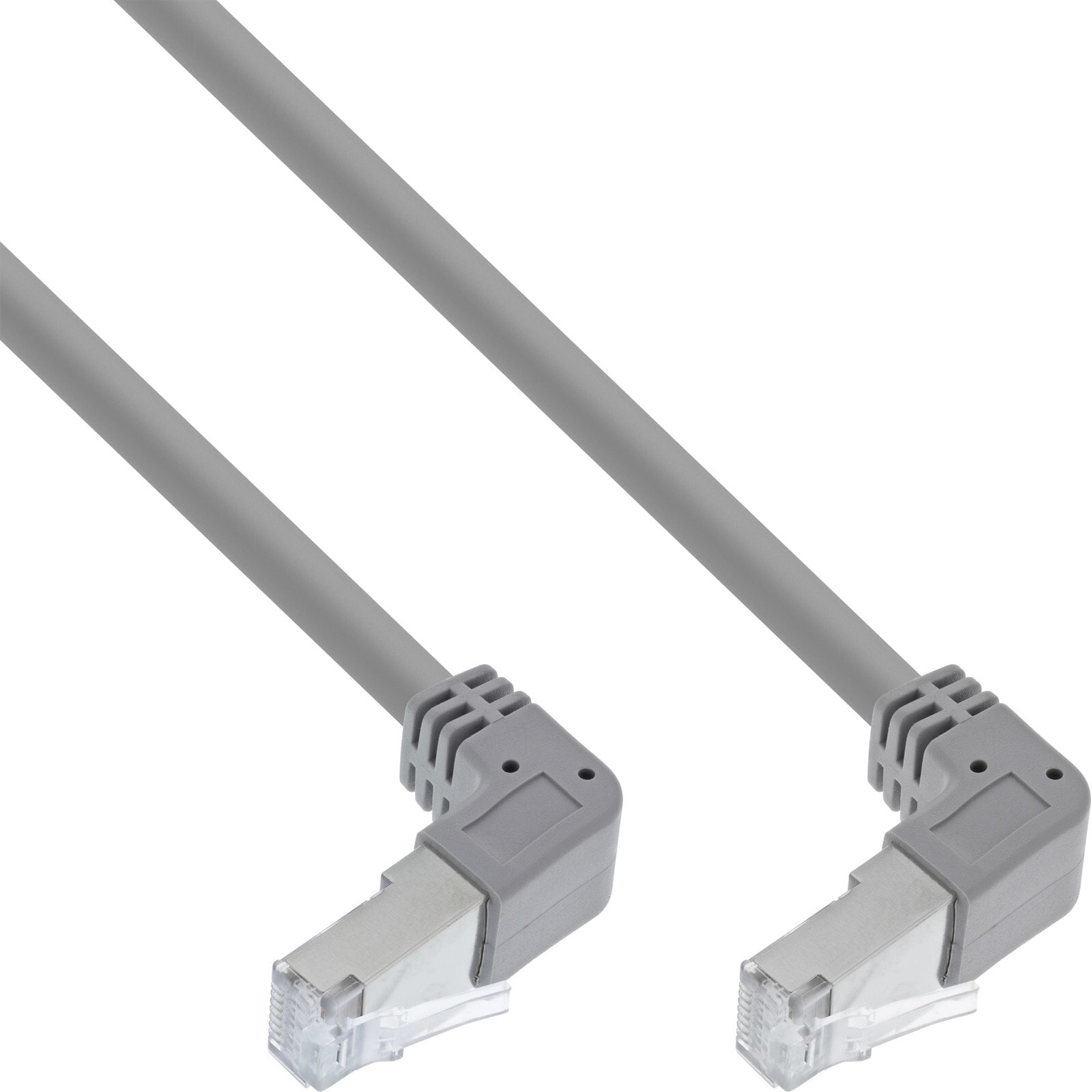 InLine Patch cable two side down angled - S/FTP (PiMf) - Cat.6 - PVC - 1.83m