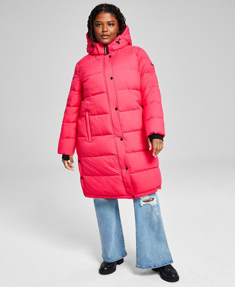 Macy's plus hot sale size puffer coats