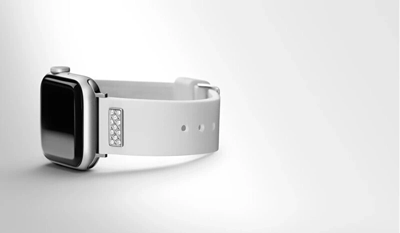 Silikonový řemínek pro Apple Watch (38 - 41 mm) - White CS2005S1