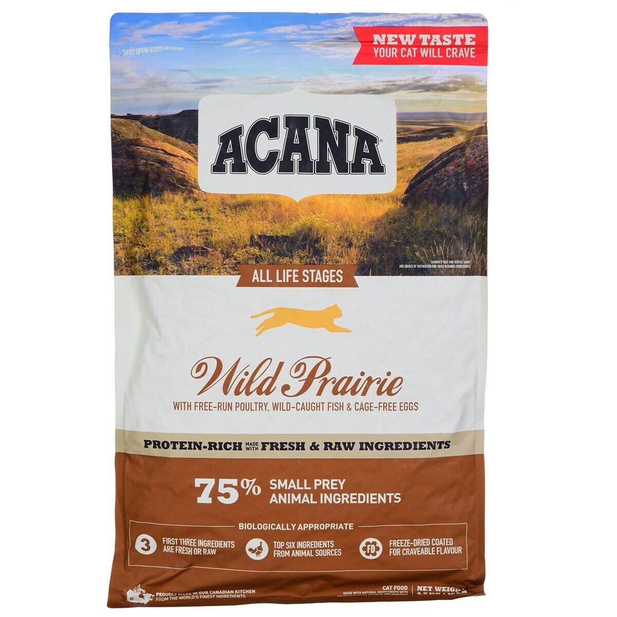 Корм для котов Acana Cat TF Regionals Wild Prairie Курица индейка 4,5 Kg