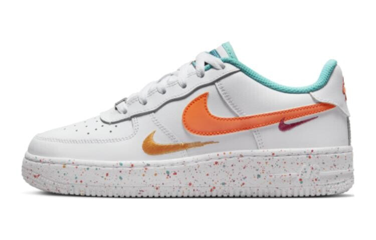 Nike Air Force 1 Low Lv8 防滑耐磨 低帮 板鞋 GS 白橙色 / Кроссовки Nike Air Force 1 Low Lv8 GS FD4626-181