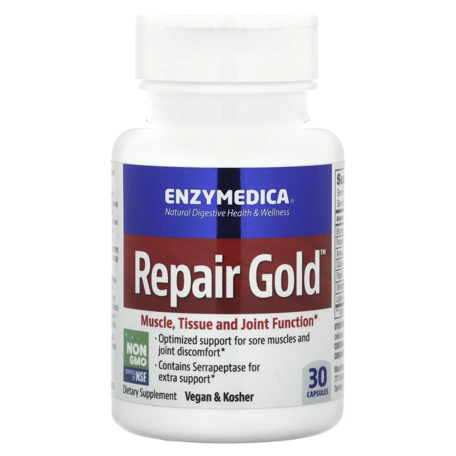 Repair Gold, Muscle, Tissue, and Joint Function, 120 Capsules