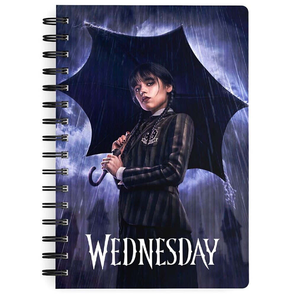 SD TOYS Rain Wednesday A5 Notebook