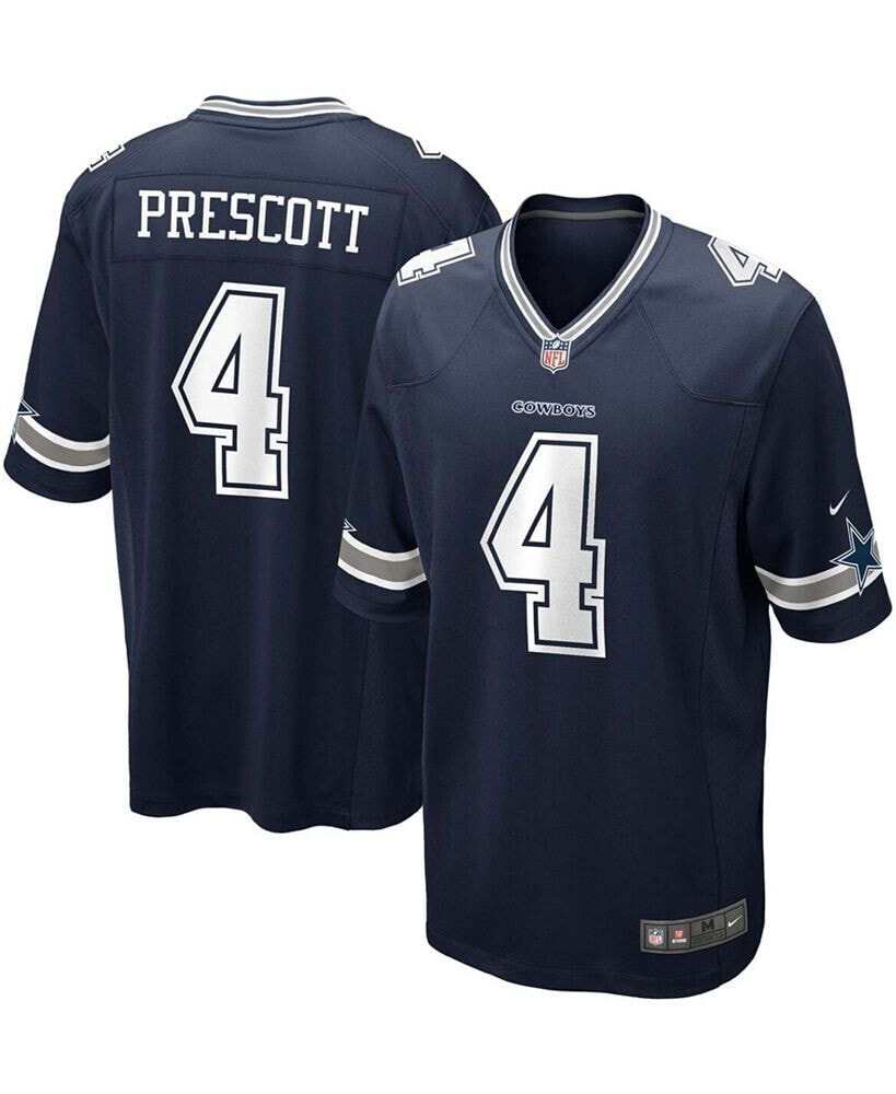 Youth Boys and Girls Dak Prescott Navy Dallas Cowboys Game Jersey