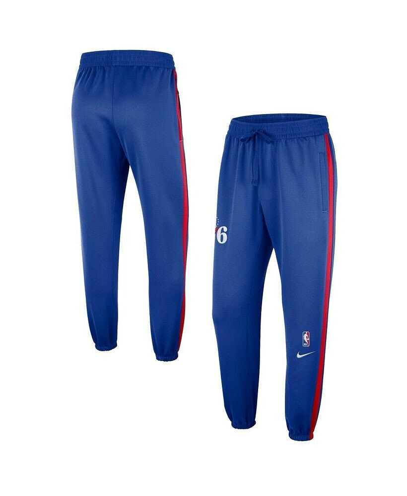 Nike men's Royal Philadelphia 76ers Authentic Showtime Performance Pants