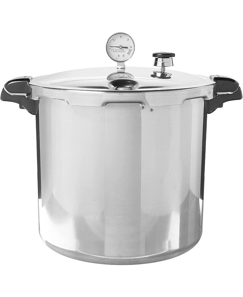 1784 23 qt. Induction Compatible Pressure Canner, Silver