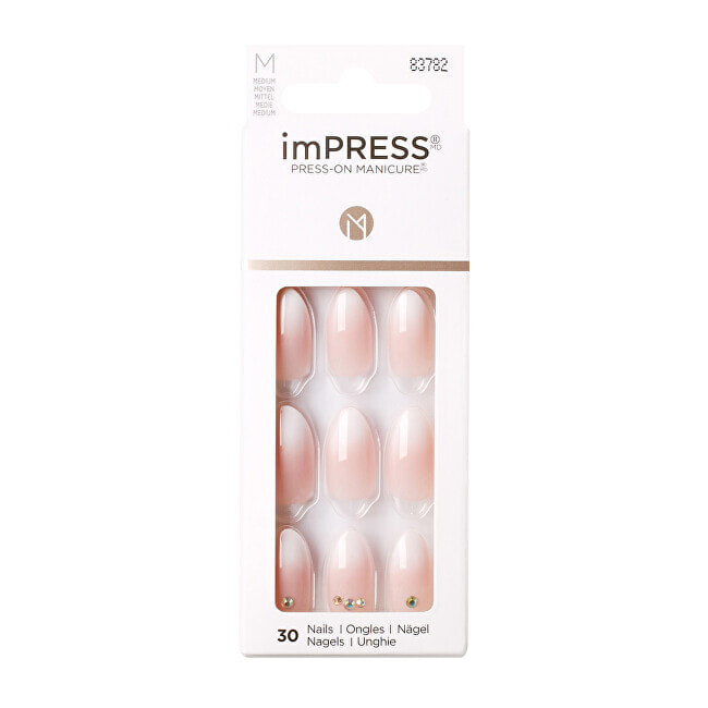 Товар для дизайна ногтей Kiss Self-adhesive nails imPRESS Medium Awestruck 30 pcs