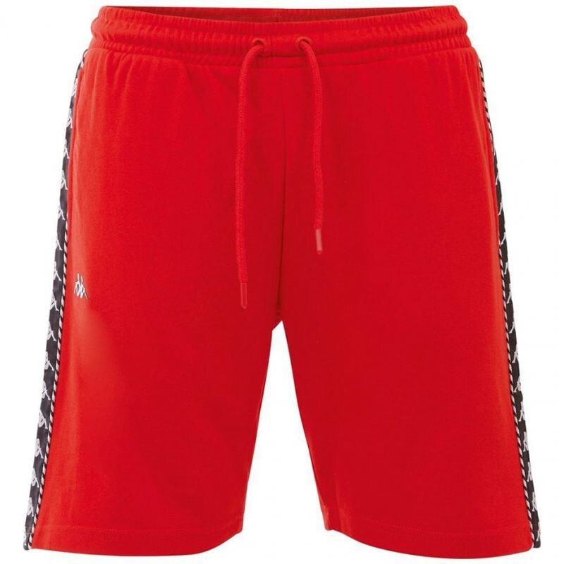 Мужские шорты спортивные красные Kappa Italo M 309013 18-1664