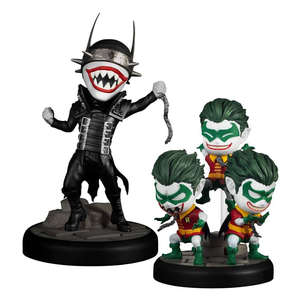 BEAST KINGDOM TOYS Dc Comics Mini Egg Attack Figure 2Pack Dark Nights: Metal The Batman Who Laughs & Robin Minions 8 Cm Minifigure