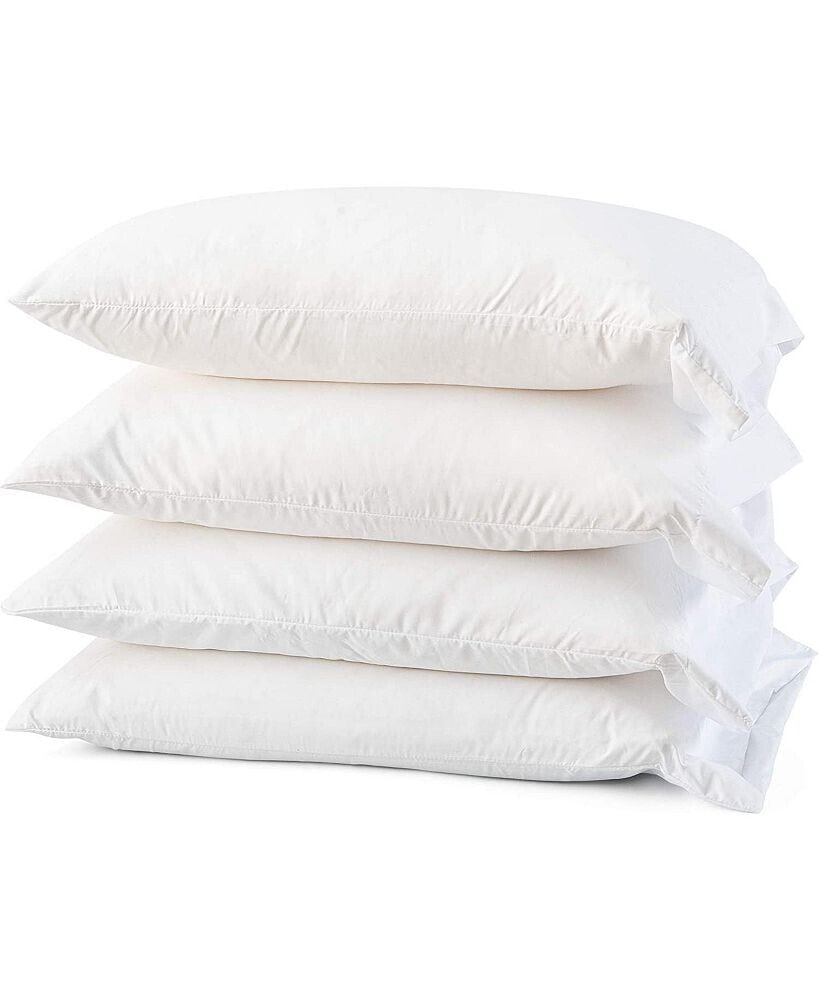 100% Microfiber Pillow Cases - White 4 Pack