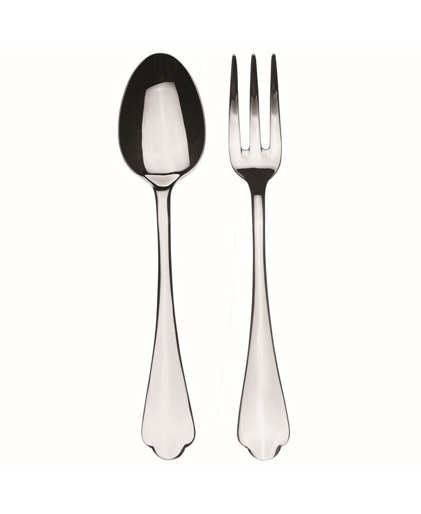 Mepra serving Set Fork and Spoon Dolce Vita Flatware Set, Set of 2 Dolce Vita
