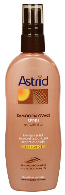 Astrid Facial and Body Self-Tanning Spray  Автозагар-спрей для лица и тела 150 мл