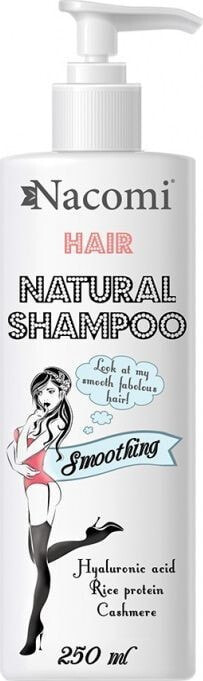 Nacomi Hair Natural Smoothing Shampoo Разглаживающий и увлажняющий бессульфатный шампунь 250 мл