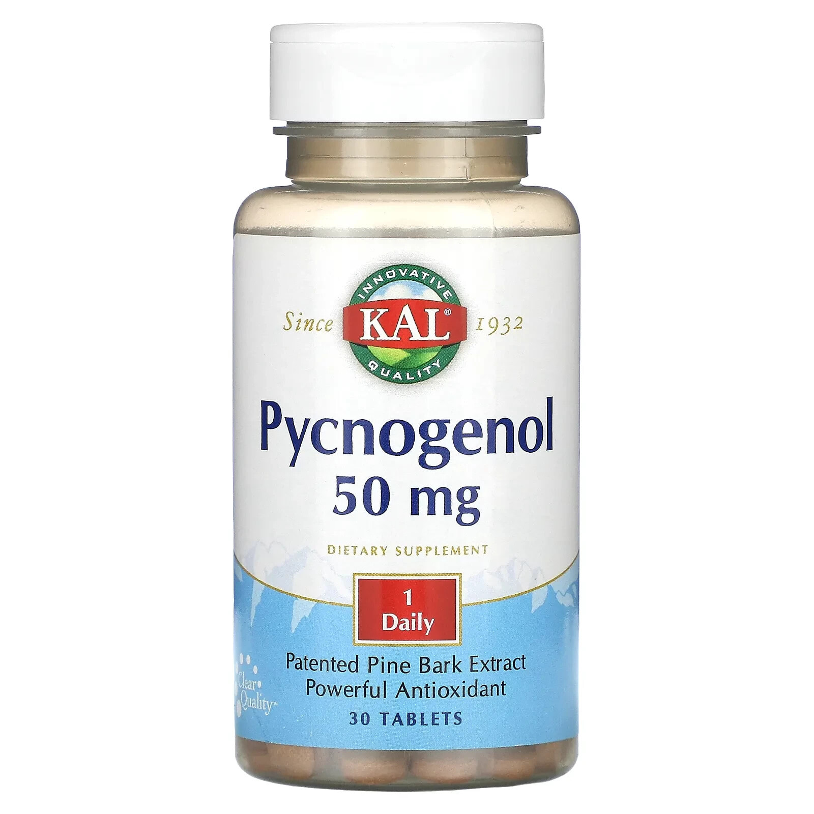 KAL, Пикногенол, 50 мг, 60 таблеток