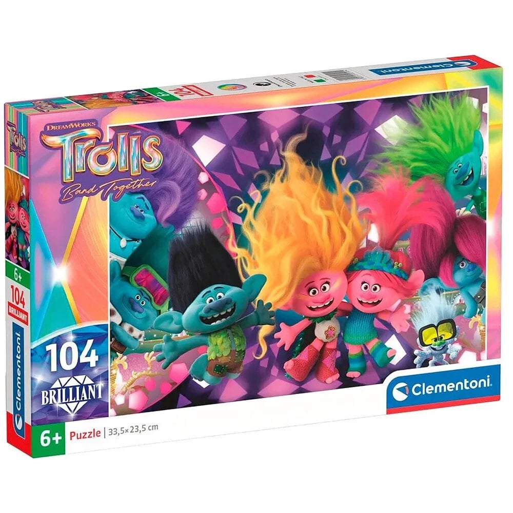 CLEMENTONI Trolls puzzle 104 pieces