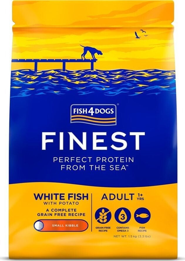 Fish4Dogs Fish4Dogs Finest Ocean White Fish Małe Rasy 1,5kg