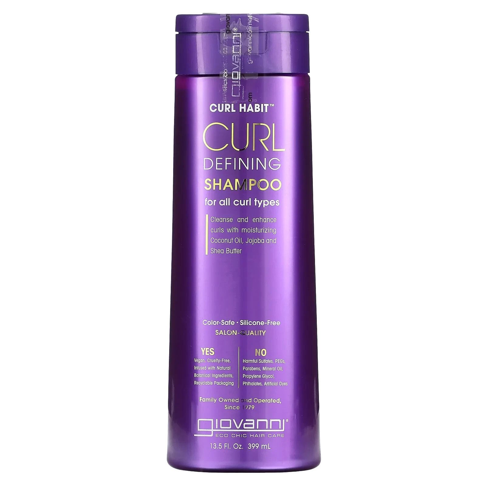 Giovanni Curl Habit Curl Defining Shampoo Шампунь разделяющий и фиксирующий локоны 399 мл